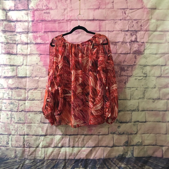 sheer blouse with rhinestones - Picture 2 of 2